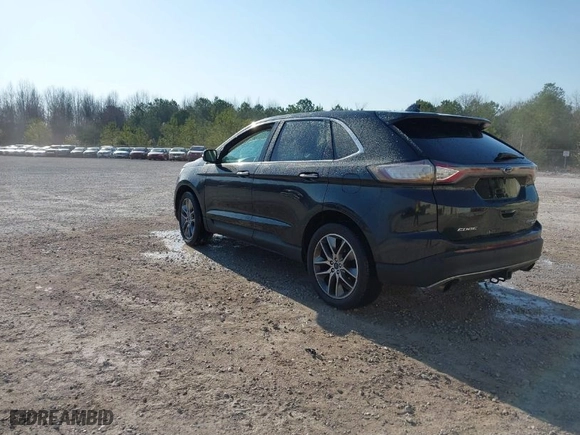2015 Ford Edge Titanium with VIN 2FMTK4K96FBB84518, listed as a IAAI auction lot 41786259 with 153,525 mi miles. Bid and sale history available at carsss.com. Image 3.