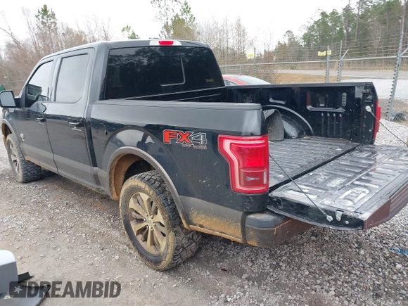 2016 Ford F-150 XLT with VIN 1FTEW1EG1GFC00604, listed as a IAAI auction lot 41519752 with 120,834 mi miles. Bid and sale history available at carsss.com. Image 3.