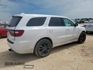 2020 Dodge Durango R/T with VIN 1C4SDHCT4LC394171, listed as a Copart auction lot 60439385 with 66,263 mi miles and Salvage title. Bid and sale history available at DreamBid. Image 3.