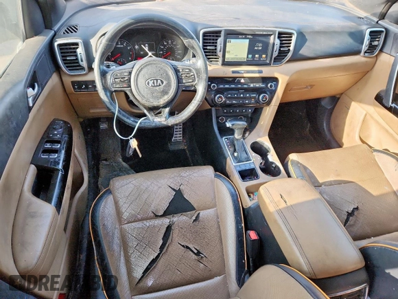 2017 Kia Sportage SX Turbo with VIN KNDPR3A68H7264742, listed as a Copart auction lot 61064405 with 189,812 mi miles and Clean title. Bid and sale history available at DreamBid. Image 8.