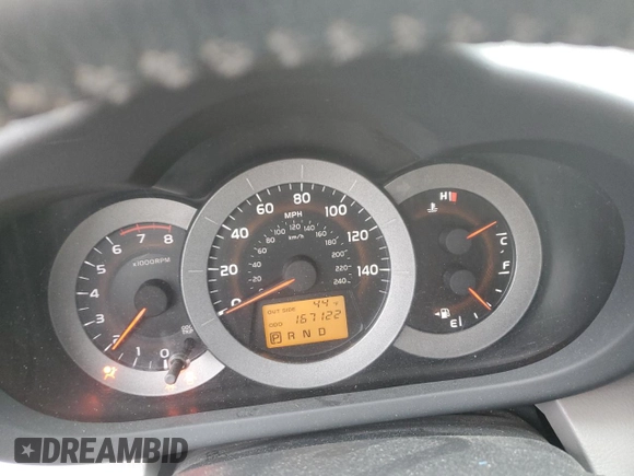 2006 Toyota RAV4 Limited with VIN JTMBK31V765006517, listed as a Copart auction lot 52160155 with 167,122 mi miles and Salvage Title. Bid and sale history available at carsss.com. Image 9.