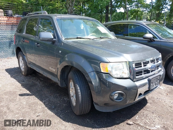 2008 Ford Escape Limited with VIN 1FMCU94148KD75278, listed as a IAAI auction lot 42562174 with 128,294 mi miles and . Bid and sale history available at DreamBid. Image 1.