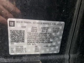 2019 GMC Terrain SLT z VIN 3GKALVEVXKL323656, wystawiony jako Copart lot #57499165 z przebiegiem 121 569 mil mil oraz Nie do naprawy • Non repairable. Historia ofert i sprzedaży dostępna na DreamBid. Obrazek 12.