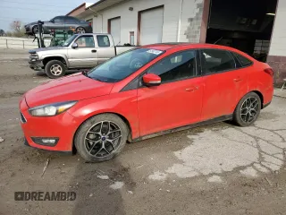 2017 Ford Focus SEL with VIN 1FADP3H26HL307256, listed as a Copart auction lot 51962745 with 62,007 mi miles and Salvage Title. Bid and sale history available at carsss.com. Image 1.