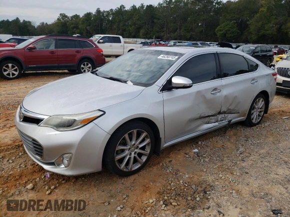 2014 Toyota Avalon Limited with VIN 4T1BK1EB2EU091366, listed as a Copart auction lot 46250745 with 118,032 mi miles and Salvage Title. Bid and sale history available at carsss.com. Image 1.