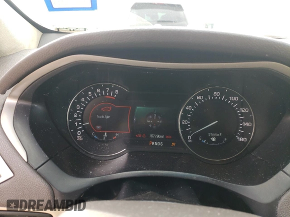 2014 Lincoln MKZ with VIN 3LN6L2G94ER804483, listed as a Copart auction lot 44437635 with 167,796 mi miles and Salvage Title. Bid and sale history available at DreamBid. Image 9.