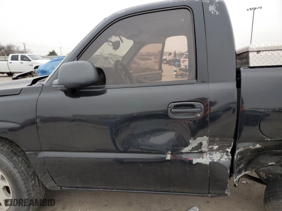 2006 Chevrolet Silverado 1500 Work Truck with VIN 3GCEC14X76G256277, listed as a Copart auction lot 44106765 with 0 mi miles and Salvage Title. Bid and sale history available at carsss.com. Image 7.