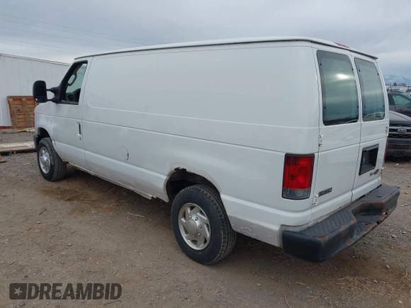 2009 Ford Econoline Cargo Commercial with VIN 1FTNE14W09DA91501, listed as a IAAI auction lot 41473298 with 99,129 mi miles and . Bid and sale history available at DreamBid. Image 3.