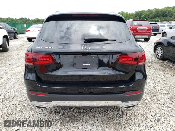 2022 Mercedes-Benz GLC 300 with VIN W1N0G8DB7NG119841, listed as a Copart auction lot 59326695 with 20,471 mi miles and Salvage title. Bid and sale history available at DreamBid. Image 6.