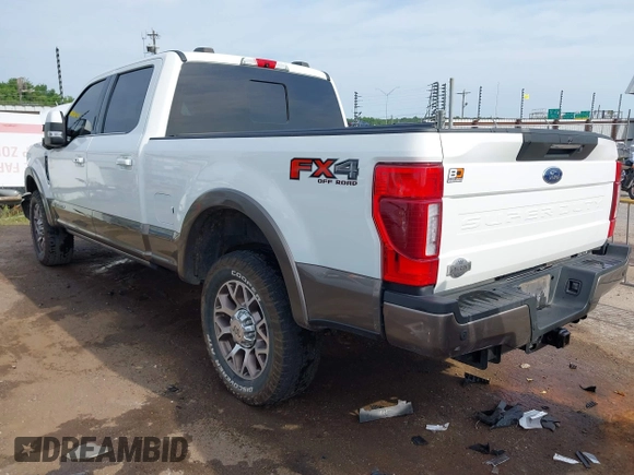 2021 Ford F-250 XL with VIN 1FT7W2BT5MEC88980, listed as a IAAI auction lot 42451048 with 89,311 mi miles and . Bid and sale history available at DreamBid. Image 3.