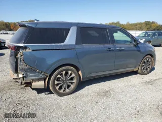 2023 Kia Carnival EX with VIN KNDNC5H34P6225702, listed as a Copart auction lot 76108214 with 50,241 mi miles and Salvage Title. Bid and sale history available at carsss.com. Image 3.