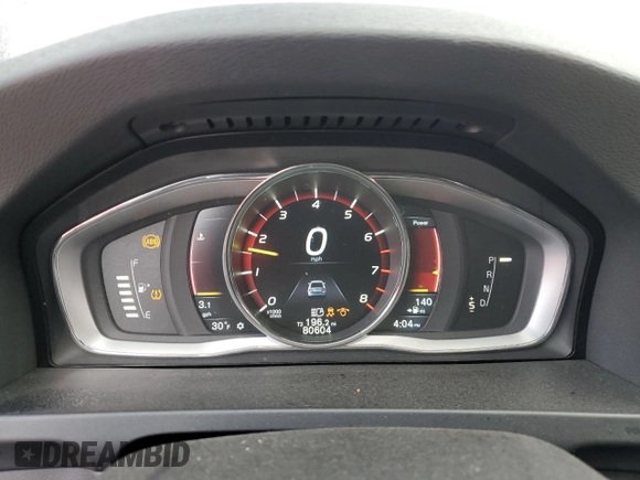 2016 Volvo S60 T6 R-Design Platinum with VIN YV1902TS5G1400876, listed as a Copart auction lot 87067904 with 80,604 mi miles and Salvage Title. Bid and sale history available at carsss.com. Image 9.