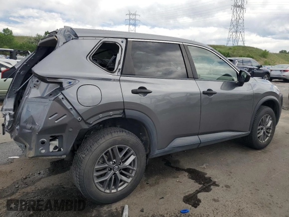 2021 Nissan Rogue S with VIN JN8AT3AB1MW222759, listed as a Copart auction lot 61194215 with 57,950 mi miles and Salvage title. Bid and sale history available at DreamBid. Image 3.