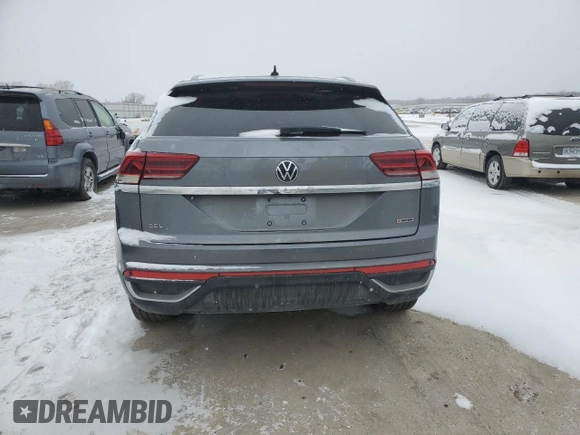 2020 Volkswagen Atlas SEL with VIN 1V2MC2CAXLC205660, listed as a Copart auction lot 45706535 with Not provided miles and Salvage title. Bid and sale history available at DreamBid. Image 6.