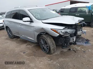 2017 Infiniti QX60 with VIN 5N1DL0MN6HC558858, listed as a IAAI auction lot 41609840 with 70,623 mi miles. Bid and sale history available at carsss.com. Image 1.