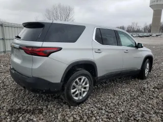 2022 Chevrolet Traverse LS with VIN 1GNEVLKW5NJ108245, listed as a Copart auction lot 50186695 with 0 mi miles and Clean Title. Bid and sale history available at carsss.com. Image 3.