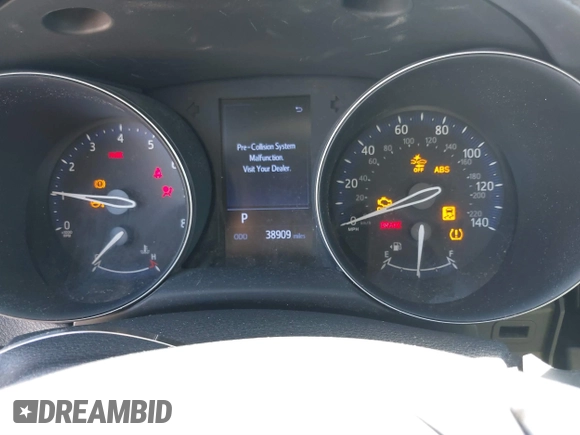 2019 Toyota C-HR XLE with VIN JTNKHMBX9K1024048, listed as a IAAI auction lot 41775374 with 38,909 mi miles. Bid and sale history available at carsss.com. Image 7.