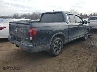 2017 Honda Ridgeline RTL-T with VIN 5FPYK3F68HB024075, listed as a Copart auction lot 47408435 with 89,264 mi miles and Salvage Title. Bid and sale history available at carsss.com. Image 3.