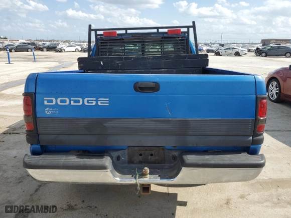 2000 Dodge Ram 1500 with VIN 3B7HC13Z9YM215704, listed as a Copart auction lot 65237064 with 0 mi miles and Salvage Title. Bid and sale history available at carsss.com. Image 6.