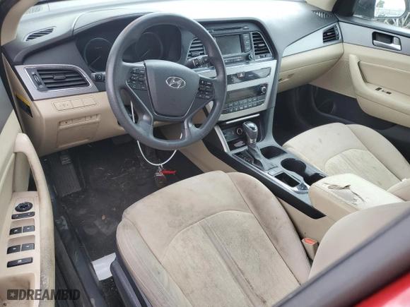 2016 Hyundai Sonata Hybrid SE with VIN KMHE24L19GA011686, listed as a Copart auction lot 54731005 with 0 mi miles and Clean Title. Bid and sale history available at carsss.com. Image 8.