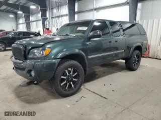 2006 Toyota Tundra SR5 with VIN 5TBBT44116S474810, listed as a Copart auction lot 42135975 with 156,437 mi miles and Salvage Title. Bid and sale history available at carsss.com. Image 1.