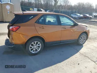 2018 Chevrolet Equinox LS with VIN 2GNAXHEV9J6118339, listed as a Copart auction lot 50763375 with 135,224 mi miles and Salvage Title. Bid and sale history available at DreamBid. Image 3.