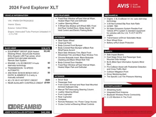 2024 Ford Explorer XLT with VIN 1FMSK7DH7RGA02632, listed as a Copart auction lot 49038645 with 31,704 mi miles and Non Repairable. Bid and sale history available at carsss.com. Image 13.