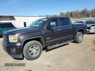 2015 GMC Sierra 1500 SLT with VIN 3GTU2VEC0FG365407, listed as a Copart auction lot 49766005 with 189,496 mi miles and Salvage Title. Bid and sale history available at DreamBid. Image 1.
