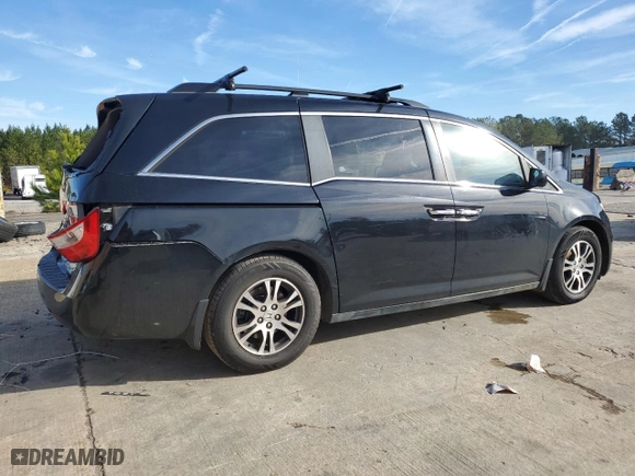 2012 Honda Odyssey EX with VIN 5FNRL5H40CB111396, listed as a Copart auction lot 45460855 with 172,393 mi miles and Salvage Title. Bid and sale history available at carsss.com. Image 3.
