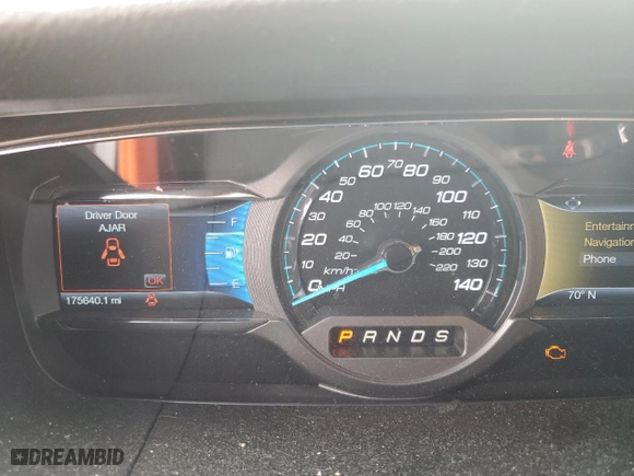 2014 Ford Taurus Limited with VIN 1FAHP2F88EG158310, listed as a Copart auction lot 44148235 with 175,640 mi miles and Salvage Title. Bid and sale history available at carsss.com. Image 9.