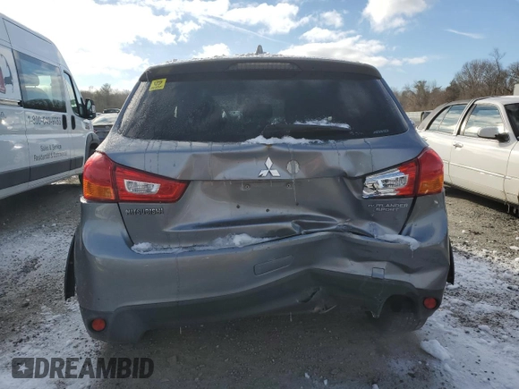 2017 Mitsubishi Outlander ES z VIN JA4AR3AU9HZ040818, wystawiony jako Copart lot #84871744 z przebiegiem 110 855 mil mil oraz Szkoda całkowita • Salvage title. Historia ofert i sprzedaży dostępna na DreamBid. Obrazek 6.