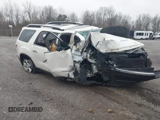 2007 GMC Acadia SLT with VIN 1GKEV23707J143230, listed as a IAAI auction lot 41582476 with 1 mi miles. Bid and sale history available at carsss.com. Image 1.