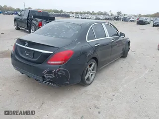 2015 Mercedes-Benz C-Class C 300 with VIN 55SWF4JBXFU082263, listed as a IAAI auction lot 40868265 with 88,128 mi miles. Bid and sale history available at carsss.com. Image 4.