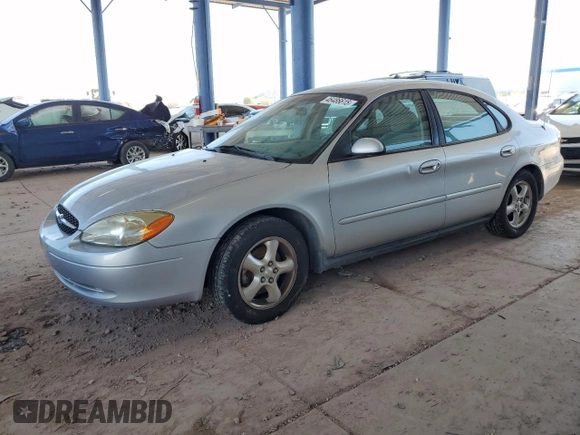 2002 Ford Taurus SE Standard with VIN 1FAFP53U62G170087, listed as a Copart auction lot 46486615 with 108,610 mi miles and Clean Title. Bid and sale history available at DreamBid. Image 1.