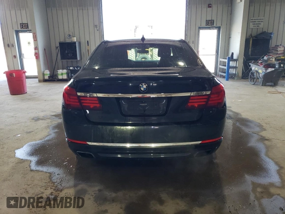 2014 BMW 7 Series 740Li xDrive with VIN WBAYF4C59ED281857, listed as a Copart auction lot 46331045 with 154,696 mi miles and Salvage Title. Bid and sale history available at carsss.com. Image 6.
