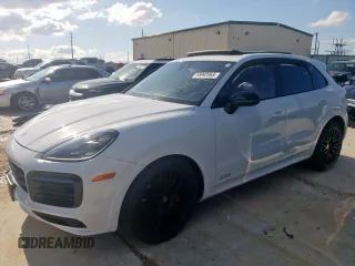 2021 Porsche Cayenne GTS with VIN WP1AG2AY0MDA34145, listed as a Copart auction lot 55992065 with Not provided miles and Salvage title. Bid and sale history available at DreamBid. Image 1.
