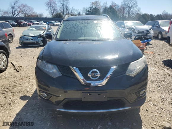 2015 Nissan Rogue SL with VIN 5N1AT2MVXFC863923, listed as a Copart auction lot 49902035 with 129,578 mi miles and Salvage Title. Bid and sale history available at carsss.com. Image 5.