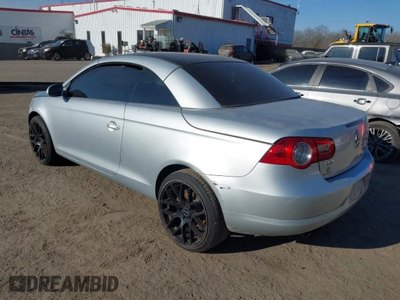 2007 Volkswagen Eos with VIN WVWAA71F87V013816, listed as a IAAI auction lot 41472069 with 210,082 mi miles and . Bid and sale history available at DreamBid. Image 3.