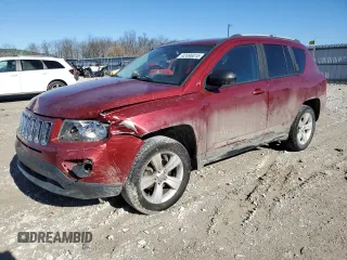 2016 Jeep Compass Sport with VIN 1C4NJDBB0GD753006, listed as a Copart auction lot 42496815 with 128,320 mi miles and Salvage Title. Bid and sale history available at carsss.com. Image 1.