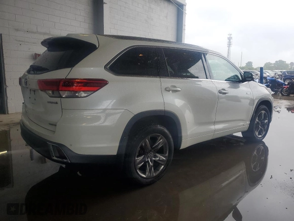 2018 Toyota Highlander Hybrid Limited with VIN 5TDDGRFH8JS038203, listed as a Copart auction lot 57335035 with 66,269 mi miles and Salvage title. Bid and sale history available at DreamBid. Image 3.