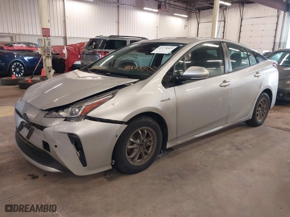 2020 Toyota Prius L Eco with VIN JTDKARFU9L3104185, listed as a IAAI auction lot 41278803 with 108,686 mi miles. Bid and sale history available at carsss.com. Image 17.