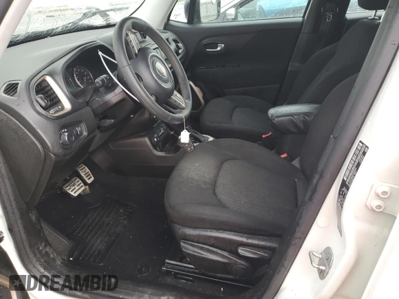 2017 Jeep Renegade Sport with VIN ZACCJBAB3HPE58322, listed as a Copart auction lot 59381615 with 140,437 mi miles and Salvage title. Bid and sale history available at DreamBid. Image 7.