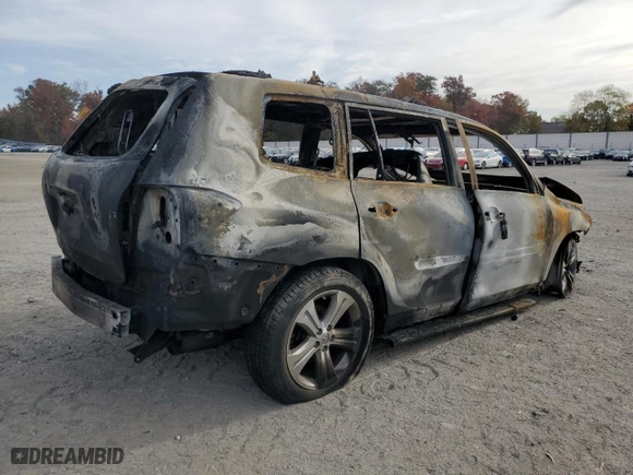 2011 Toyota Highlander Limited with VIN 5TDDK3EH2BS061832, listed as a Copart auction lot 78882804 with 0 mi miles and Salvage Title. Bid and sale history available at carsss.com. Image 3.