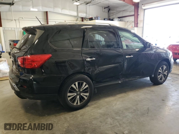2017 Nissan Pathfinder Platinum with VIN 5N1DR2MM0HC680259, listed as a Copart auction lot 61242585 with 126,562 mi miles and Clean title. Bid and sale history available at DreamBid. Image 3.