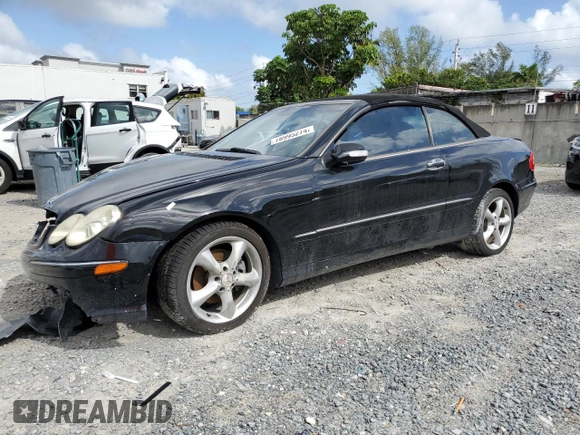 2005 Mercedes-Benz CLK 320 with VIN WDBTK65G45T047939, listed as a Copart auction lot 78995274 with 196,491 mi miles and Non Repairable. Bid and sale history available at DreamBid. Image 1.