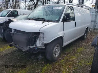 2020 Chevrolet Express Cargo Van with VIN 1GCWGAFP3L1178984, listed as a Copart auction lot 54387154 with 44,174 mi miles and Salvage Title. Bid and sale history available at carsss.com. Image 1.