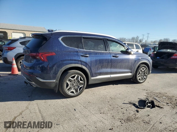 2023 Hyundai Santa Fe Limited with VIN 5NMS44AL7PH518808, listed as a Copart auction lot 83605414 with 28,587 mi miles and Salvage Title. Bid and sale history available at carsss.com. Image 3.