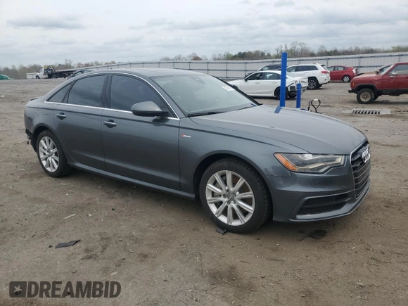 2015 Audi A6 3.0T Prestige with VIN WAUHGAFC1FN005058, listed as a Copart auction lot 51346675 with 90,781 mi miles and Salvage Title. Bid and sale history available at carsss.com. Image 4.