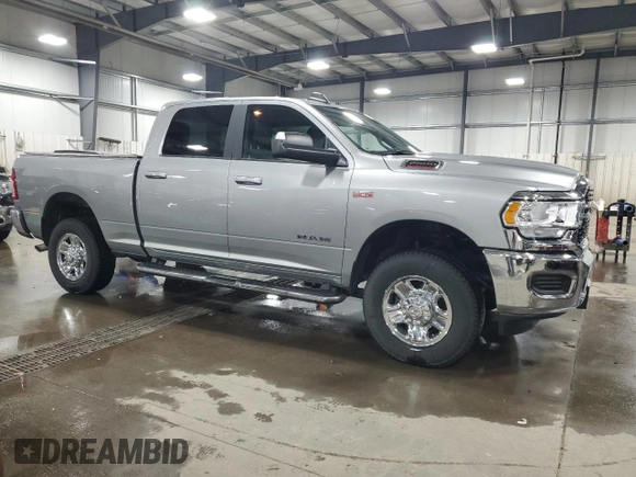 2022 Ram 2500 Big Horn with VIN 3C6UR5DJXNG248029, listed as a Copart auction lot 52170375 with 54,367 mi miles and Salvage title. Bid and sale history available at DreamBid. Image 4.