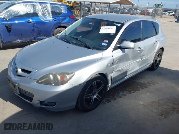 2008 Mazda Mazda3 s Sport with VIN JM1BK344181806033, listed as a IAAI auction lot 41680893 with 152,103 mi miles. Bid and sale history available at carsss.com. Image 17.